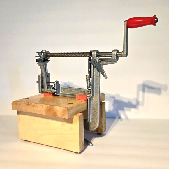 The Pampered Chef Other - VTG Pampered Chef Original Peeler Corer Slicer with Wood Base